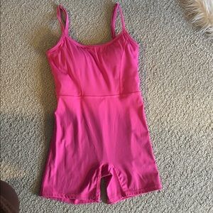 Pink Sleeveless Romper